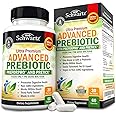 PREBIOTICS FOR ADVANCED GUT HEALTH - IMMUNE SYSTEM SUPPORT & DIETARY FIBER - FUELS GOOD BACTERIA GROWTH TO PROMOTE DIGESTIVE HEALTH - GAS & DIGESTION SUPPORT - PROBIOTICS FOR MEN & WOMEN - 60 CAPSULES