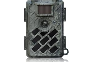 WingHome 630 Trail Camera, Wildlife Camera, Game Camera Deer Monitor Cam Hunting Accessery Gear con Leica M6 0.4s Trigger Time Farm Scouting Motion Activated Night Vision Waterproof IP66