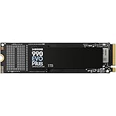 Samsung SSD 990 Evo Plus NVMe M.2 PCIe 4.0 x 4/5.0x2، 1 تيرابايت، سرعة قراءة تصل إلى 7150 ميجابايت/ثانية، Smart Turbo Write 2.0، ألعاب