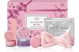 M & R HOME JUST RELAX Bath Set & Pamper Gifts for Women – Mother's Day Gifts, Birthday Gifts for Her, Care Package for Women – Get Well Soon Hampers for Best Friend, Sister, Mum Care Packages