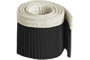 BTMIEY - Raccogli polvere per macchina da intaglio, spazzola raccogli polvere da 70 mm / 100 mm per mandrino di macchina da intaglio CNC (2 m x 100 mm, nero)