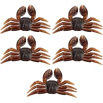 Leurre Souple Silicone Crabe Simulation - Appât Artificiel Réaliste Pour Pêche Mer Et Rivière