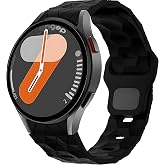 Rongep Sportif Football Pattern Loop 20mm Kordon Samsung ile Uyumlu Galaxy Watch 7/6/5/4 Serisi i&ccedil;in Galaxy Watch 7 Kordon (4