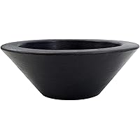 DARO DEKO Blumenschale schwarz 39 x 15cm