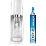 Sodastream - 2270051 Spirit Blanche - Machine à gazéifier l'eau avec 1 cylindre et 1 bouteille