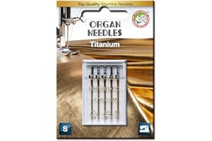 Organ Needles 5116000BL Maschinennadeln, Gold/Silber, 75/90 Größe, 5