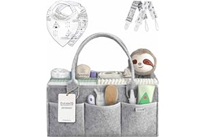 PUTSKA Zestaw organizerów na pieluchy dla niemowląt – prezenty na baby shower, niezbędne akcesoria dla noworodka, prezenty dla chłopców i dziewczynek