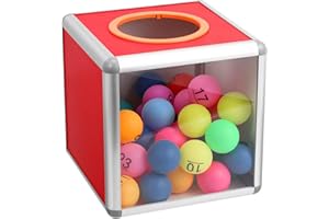 Cabilock Transparent Acrylic Raffle Box, Annual Meeting Lottery Box Detachable Draw Box for Annual Meetings, Business Events, Party Celebrations, Games, Prize Giveaways