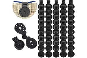 COLEESON 50 Piezas Clips Tela de Sombra, Clips De Plástico para Tela Protectora, Clips de plástico de Red de jardín, para Anclaje, Tela de Sombra y de Paisaje (50)