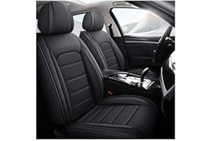 BAITUB Housse Siège Voiture pour DS DS7 Crossback 5 Pièces Set Housses siège Auto Protection Cuir Imperméable Compatible avec Airbags
