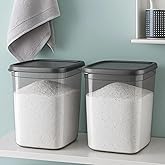 2000 Ml Detergent Container Detergent Storage Container Set of 2 Anthracite