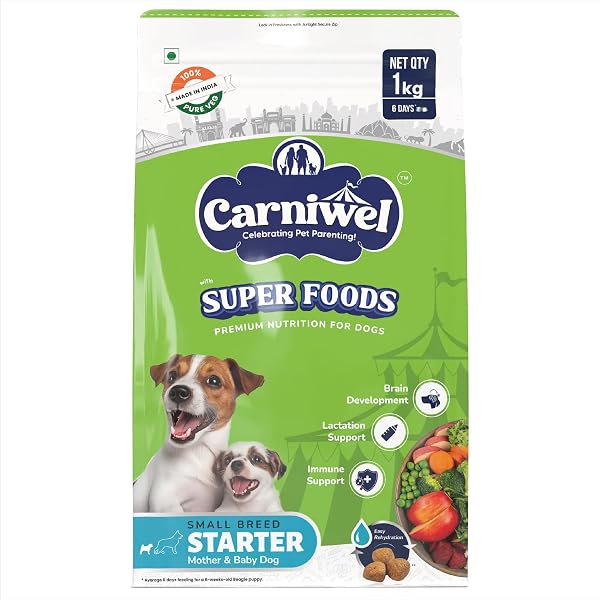 Carniwel Superfoods Starter Dry Dog Food 3kg | 100% Vegetarian
