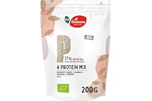 El Granero Integral - Mix de Proteínas Ecológico de 200 g - Incluye Guisante, Arroz, Calabaza Tostada - Con Aminoácidos Esenciales - Ideal para Deportistas - Apto para Veganos