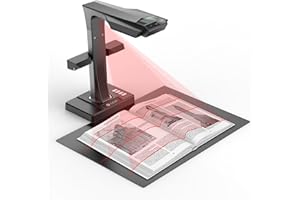 ‎CZUR CZUR ET24 Pro Dokumentenscanner 24MP, Professioneller Buchscannermit HDMI, Scanner bis zu A3, mit Laser Verflachungstechnologie OCR 320Dpi Dokumentenkamera Visualizer für Windows, macOS und Linux