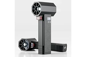 PERFORMANCE GURU Turbo-Ventola di essiccazione per auto, Turbo-Ventilatore Hurricane, Spinta istantanea, 4 velocità, Super elettrico, soffiatore di foglie per la pulizia delle terrazze