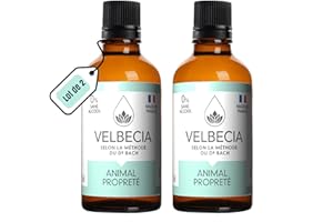 Velbecia® - Fleurs du Dr Bach Propreté Animaux 50ml +1 OFFERT - SANS ALCOOL - Marquage urinaire, pipi, urine, malpropreté, chat, chien