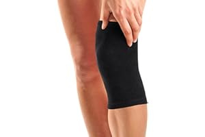 GUTEINTE Lot de 2 bandes élastiques pour genoux, support et soulagement des douleurs articulaires, taille unique, unisexe, noir, Taglia unica