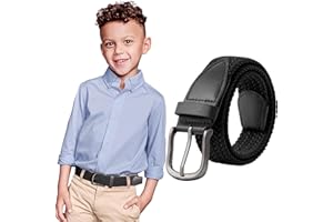WELROG Kids Elastic Belt for Boys - Stretch Belts for Boys and Girls No Hole Belt for Kids Age 4-16 Sport Belts for Youth