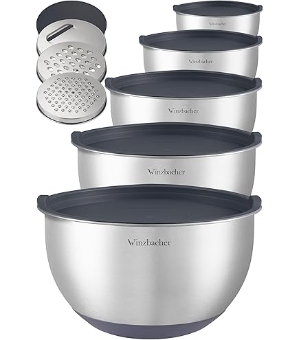 Küchensieb Mit Rührschüssel - 4-in-1 Siebset Mit Produktbild-Vorschau 13