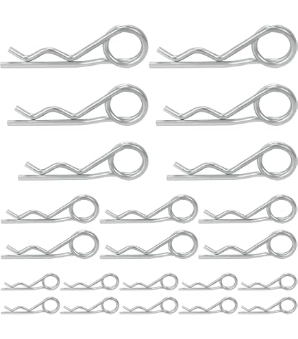 Set 5 Coppiglie Beta Doppia Spira 3.2x61mm - Perno Di Sicurezza In Acciaio Zincato DIN 11024 - Foto 9