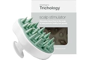 Stemgro Trichology Silicone Scalp Massager for Hair Regrowth - Scalp Scrub Brush for Hair Care & Hair Loss Treatment - Support Healthy Hair Growth and Fight Thinning Hair - Head Massager Brush