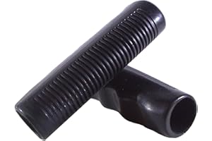 cyclingcolors Paire DE POIGNEES Velo Noir Fixie Vintage Ville POIGNEE Ergonomique Caoutchouc