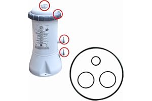 Sintrix Fab Kit de joints compatibles avec pompe à filtre Intex Krystal Clear 604/604G - Joints d'étanchéité de rechange et joints toriques pour modèles de pompe à filtre