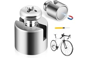 GZcaiyun 2 magneti a raggi magnetici, magnetici per raggi della bicicletta, sensore di velocità magnetico per misurazione della velocità per ebike, sport bike, mountain bike, con cacciavite