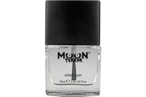 Moon Terror Gomma da masticare Pro FX Spirit | SFX Trucco per Halloween, Colla per il corpo per protesi Gioielli glitter Parrucche per capelli Trucco per effetti speciali, Chiaro, 10 ml