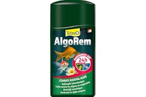 Tetra Pond AlgoRem 1 L, Agisce Rapidamente e in Modo Mirato Contro Il Fenomeno dell’Acqua Verde (Alghe Sospese)