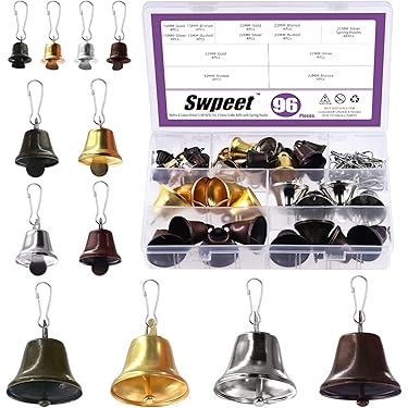 LATERN 24 stuks polsband jingle bells, 12 kleuren band polsbellen armbanden jingle klokken muzikale enkelbellen ritmeinstrument percussie voor volwassenen baby kerstdecoratie feestgeschenken