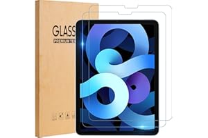 TOPESCT 2-Pack Screen Protector for Ipad Air 5th/4th Generation 10.9-Inch,Ipad Pro 11-inch,Tempered Glass Film,9H Hardness, Ultra Clear, Anti-Scratch