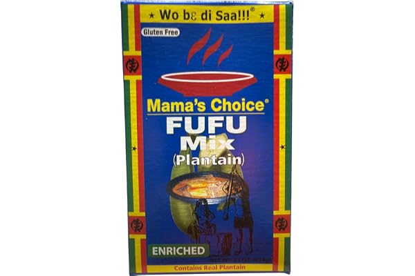 MAMA'S CHOICE – bananmjöl (Fufu), (1 x 624 GR)