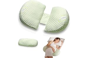 Smgbway Schwangerschaftskissen, U-förmiges Stillkissen Seitenschläferkissen, Mutterschaftskissen für Schwangere Frauen, Stützkissen Body Pillow, Seitenschläferkissen Unterstützung für Bauch, Rücken