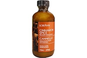 Lorann Oils Bakery Emulsions Natural and Artificial Flavor 4oz-Cinnamon Spice, Other, Multicoloured, 6.82 x 6.82 x 13.43 cm