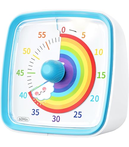 Idota Visueller Timer Für Kinder - 60 Minuten Countdown Ohne Ticken