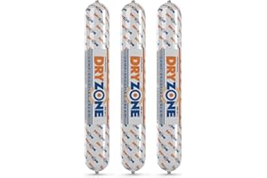 Dryzone Damp Proofing Cream (DPC) - 3 x 600ml - High-Strength Injection Cream for Rising Damp Treatment. BBA & WTA Approved