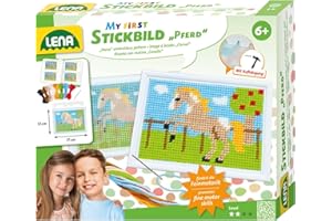 Lena Caballo Bordado Artesanía Set por 6+ Años Niños