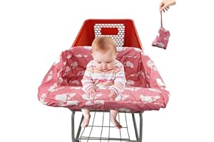 Pozico Baby & Toddler Shopping Cart & Highchair Cover - Portable Machine Washable Padded Seat Cover for Boys & Girls