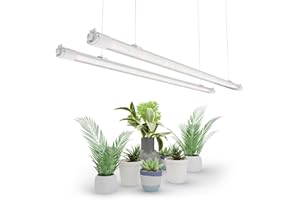 MARS HYDRO VG80 LED Pflanzenlampe, 120cm LED Grow Lampe Vollspektrum für Zimmerpflanzen, Gewaechshaus, Grow Shelves, IP65 wasserdicht Grow Light für Setzlinge Gemüse Blüte Blumen 2 Pack 80W