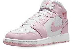 Nike Air Jordan 1 Mid Big Kids' Shoes BasketMixte Enfant
