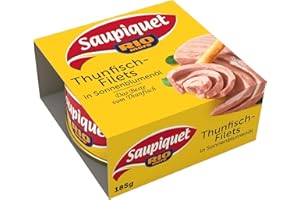 ‎SAUPIQUET RIO MARE Saupiquet Rio Mare Tuna fillets in sunflower oil, perfect for unusual dishes, 185 g