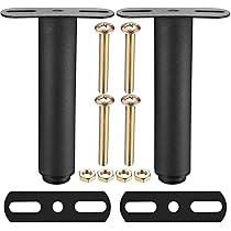 Piedino Per Mobili 25x25 Mm, Lungh. 190 Mm, Acciaio Inox Spazzolato - Foto 5