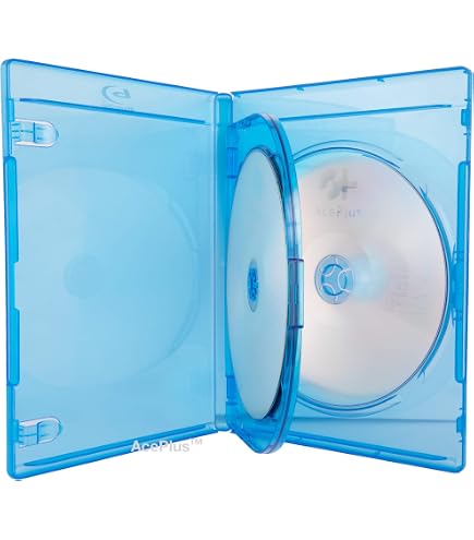 BR4R21BL - Quad Blu-ray Replacement Case - 21mm - Holds 4 Discs