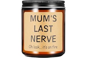 WOMPOLLE Mothers Day Gifts from Daughter,Son-Christmas Gifts for Mum,Funny Birthday Gift for Mum Women,Funny Candle Presents for Mummy