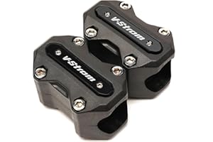 ZESIDIMO Para Suzuki V-Strom 650 / XT DL650 DL1000 V Strom 1000 / XT Vstrom 1050 / Motor de la Motocicleta Guard Parachoques Crash Bar Slider (negro)