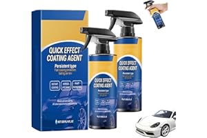 MZZSVEUY 2PCS Advanced Car Quick-Acting Coating Agent Spray, 2025 New Quick Effect Coating Agent, Car Coating Spray, 3 in 1 High Protection Quick Car Coating Spray, Restore Shine