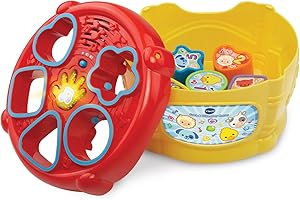 VTech Sort and Discover Drum, Musical Toy with Learning Games, Interactive Toy Suitable for Boys and Girls Aged 12 Months & Over