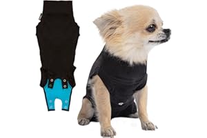 Suitical Recovery Suit Chien, XXS, Noir