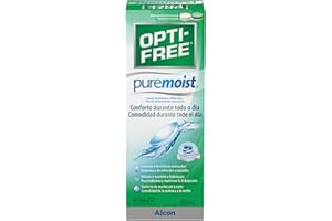 Opti-Free PureMoist solución todo en uno para lentillas blandas | botella individual | 1 x 300 ml